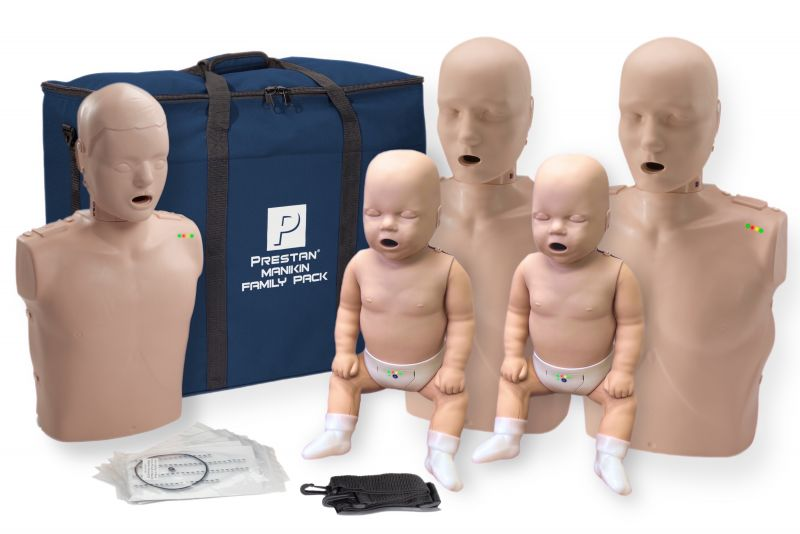 M&ocirc; h&igrave;nh CPR Prestan người lớn, trẻ em v&agrave; trẻ sơ sinh d&ugrave;ng trong huấn luyện &eacute;p tim ngo&agrave;i lồng ngực