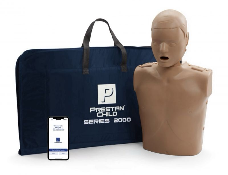 Mannequin CPR trẻ em Prestan Child Series 2000 k&egrave;m t&uacute;i đựng