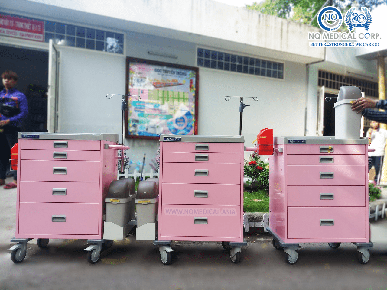 Xe đẩy Bailida tại NQ Medical Corp