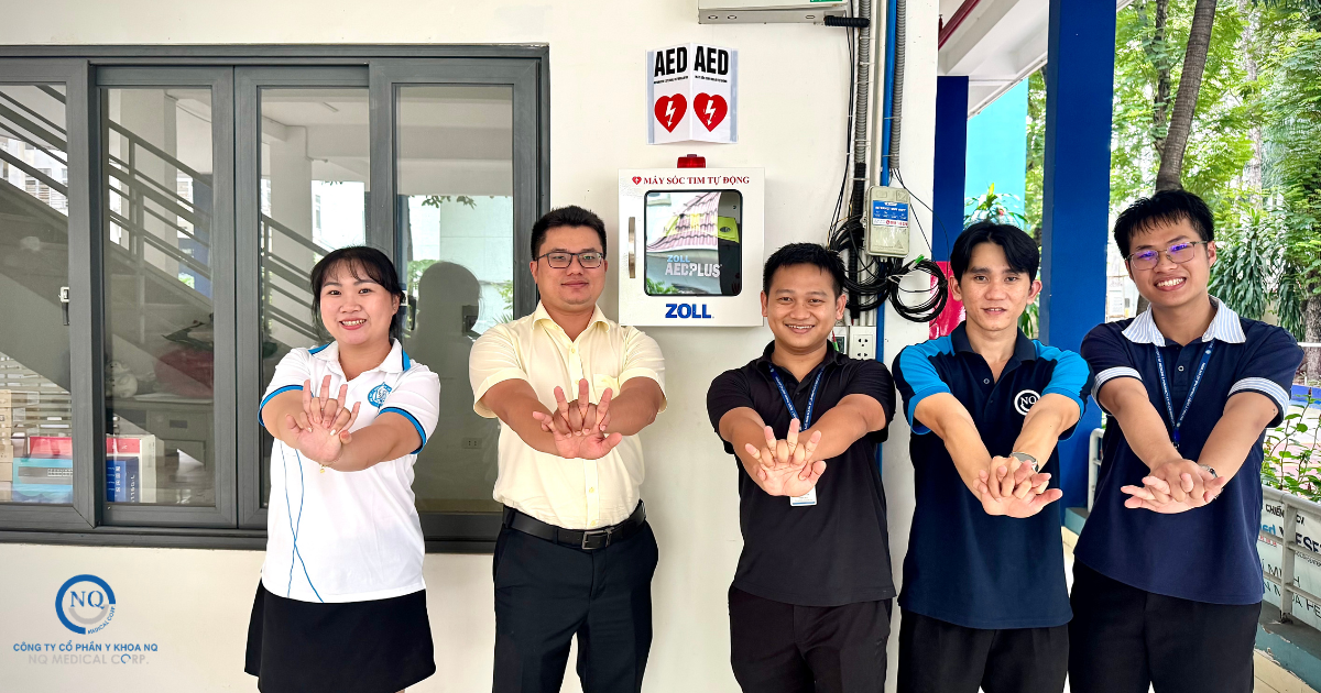 Trang Bị Máy Sốc Tim ZOLL AED Plus Tại 4 Cơ Sở Đại Học Y Dược TP.HCM