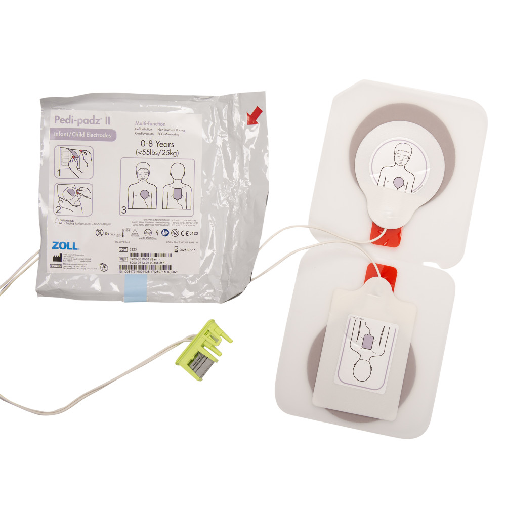 Miếng d&aacute;n điện cực sốc tim trẻ em ZOLL Pedi-padz II d&ugrave;ng cho m&aacute;y AED Plus